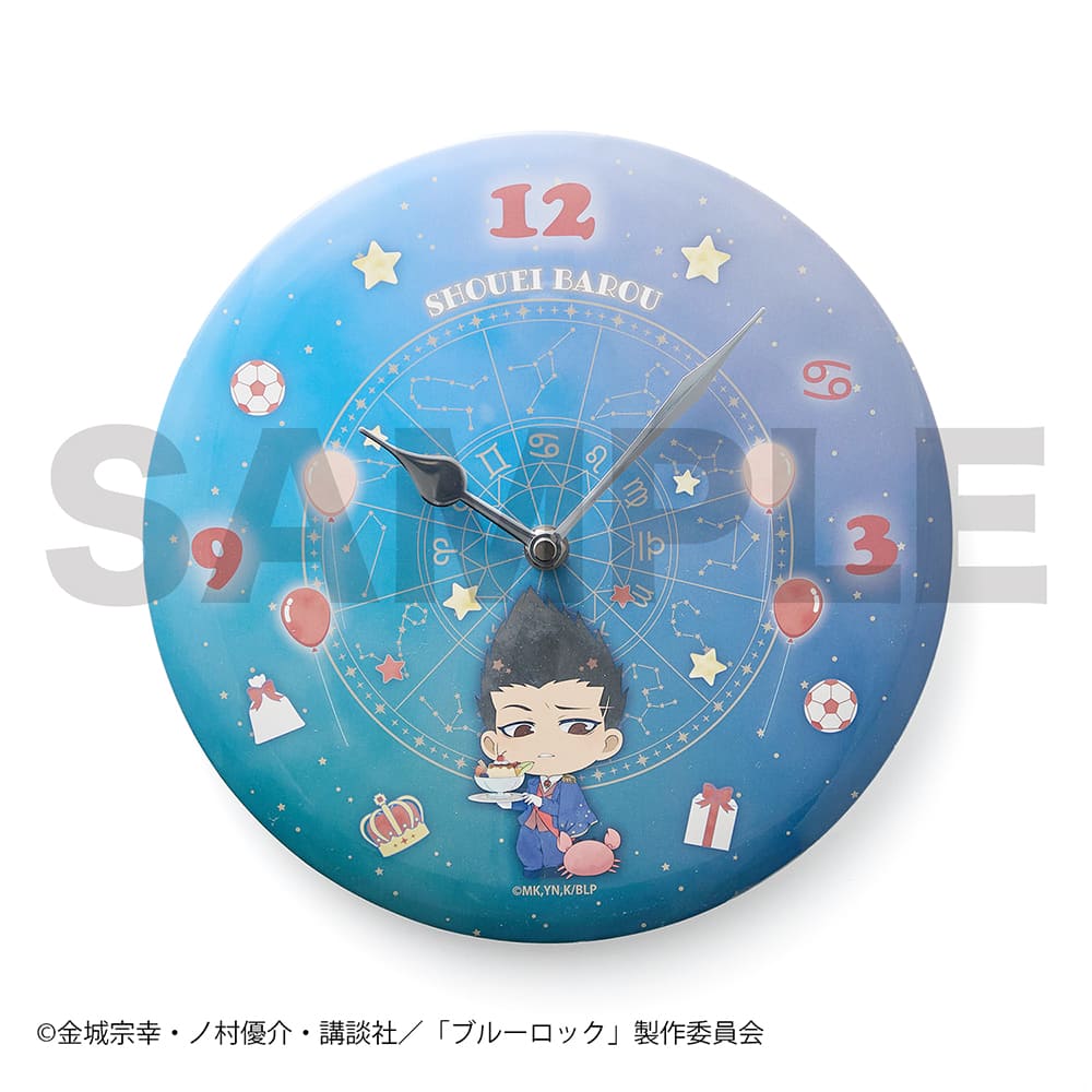 【予約商品】【ステッカープレゼント対象】 『ブルーロック』缶バッジ時計（馬狼 照英）