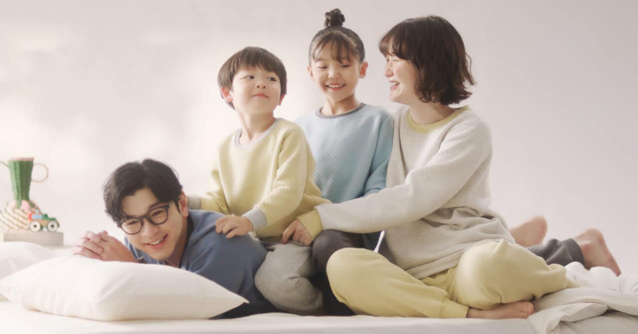 家族みんなが包まれる綿の暮らし