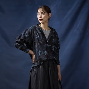 ユニセックス総柄シャツ「ヘラクレス/ハデス」 ユニセックス総柄シャツ「ヘラクレス/ハデス」