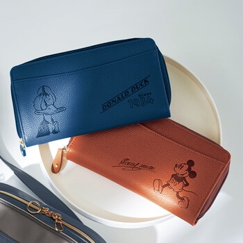 ジャバラタイプでカードが取り出しやすい長財布（選べるキャラクター）