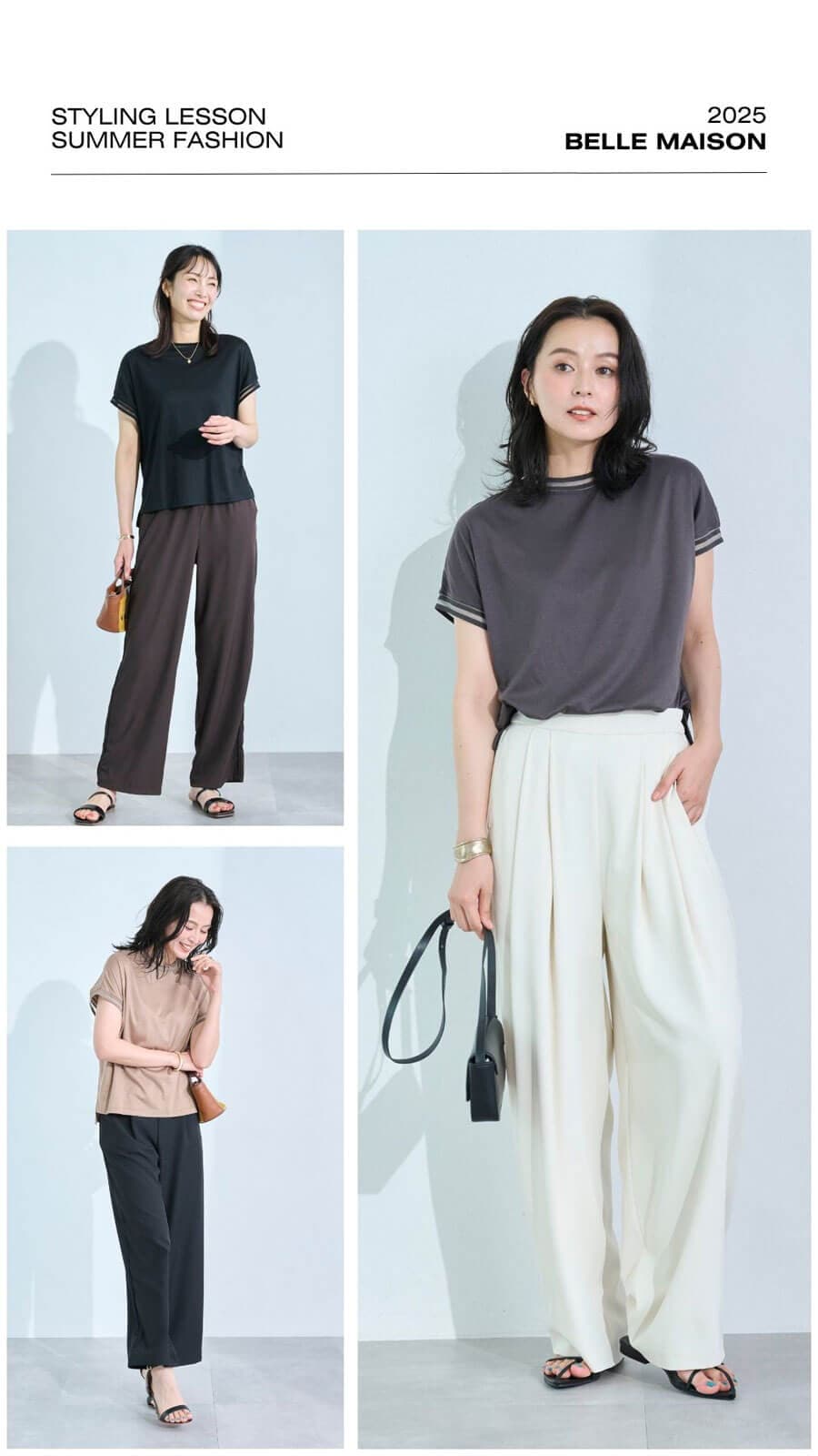 【新色追加】 大人のシアー切替えTシャツ【日本製】 スタイルノート/StyleNote