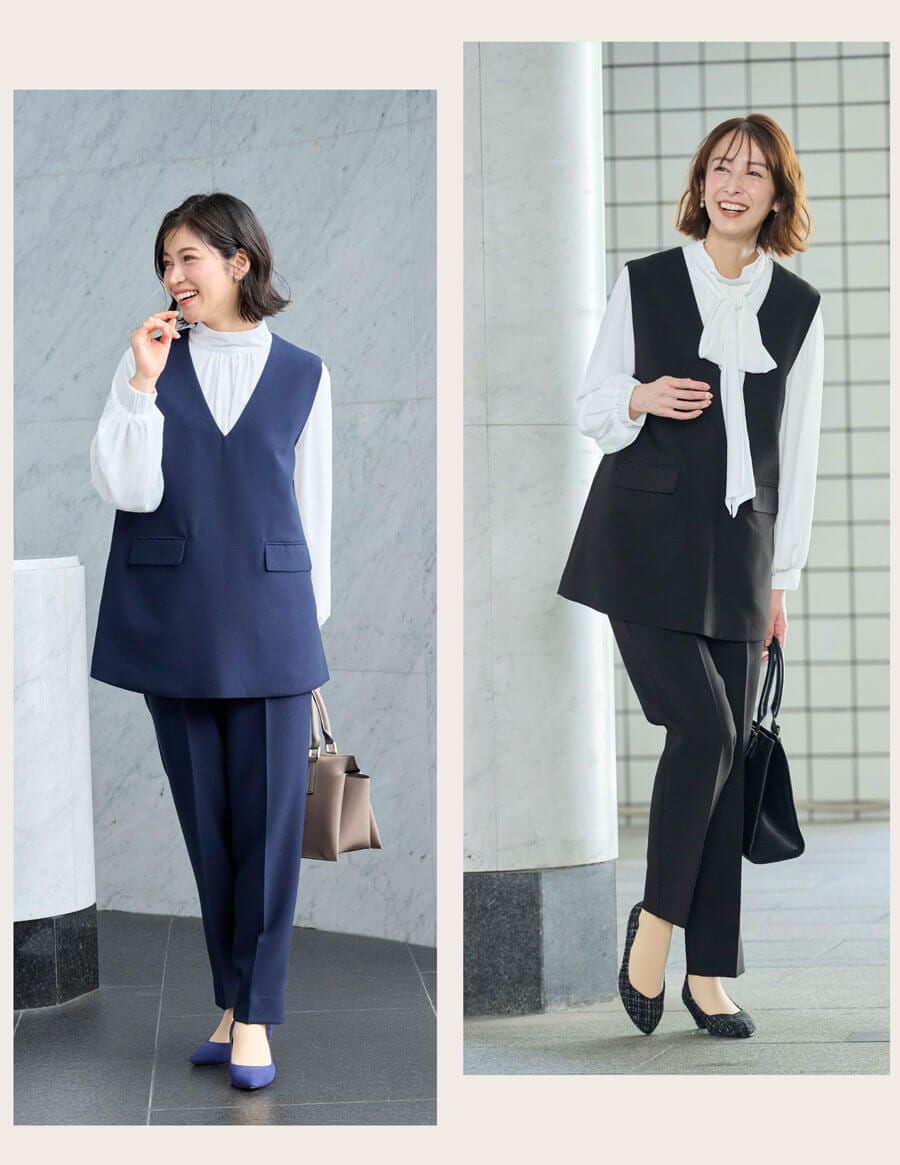 ３点セットこなれベストセットアップ【入卒・通勤】 スタイルノート/StyleNote