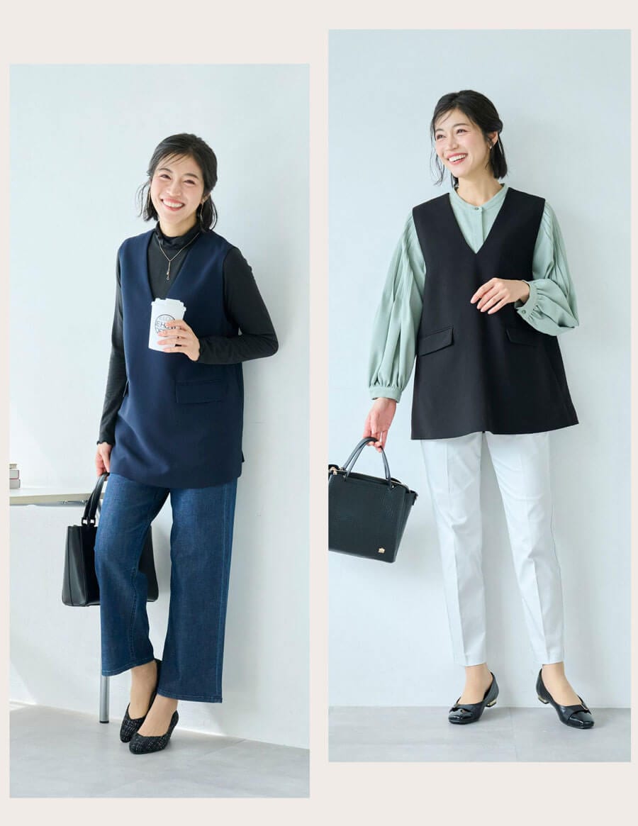３点セットこなれベストセットアップ【入卒・通勤】 スタイルノート/StyleNote