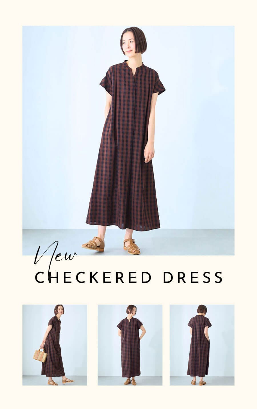 チェック柄ワンピーススタイルノート/StyleNote チェック柄ワンピーススタイルノート/StyleNote