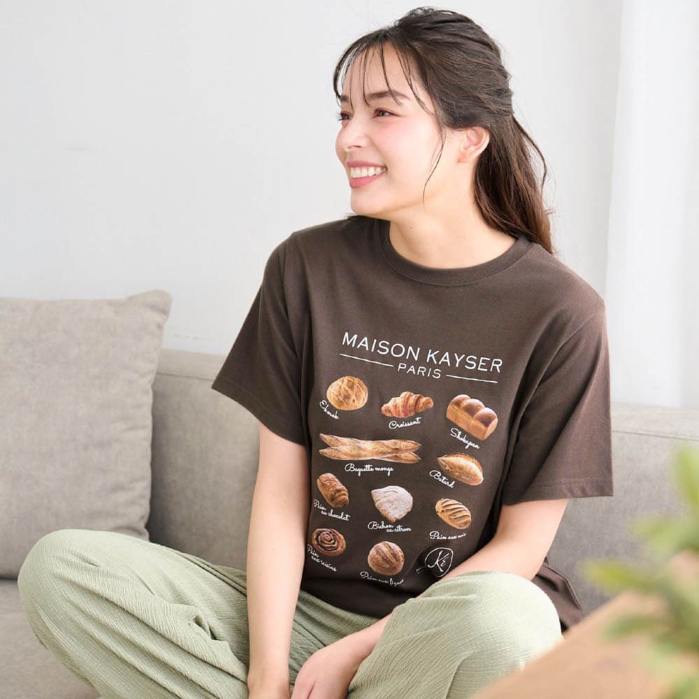 コットンプリントTシャツ メゾンカイザー/MAISON KAYSER