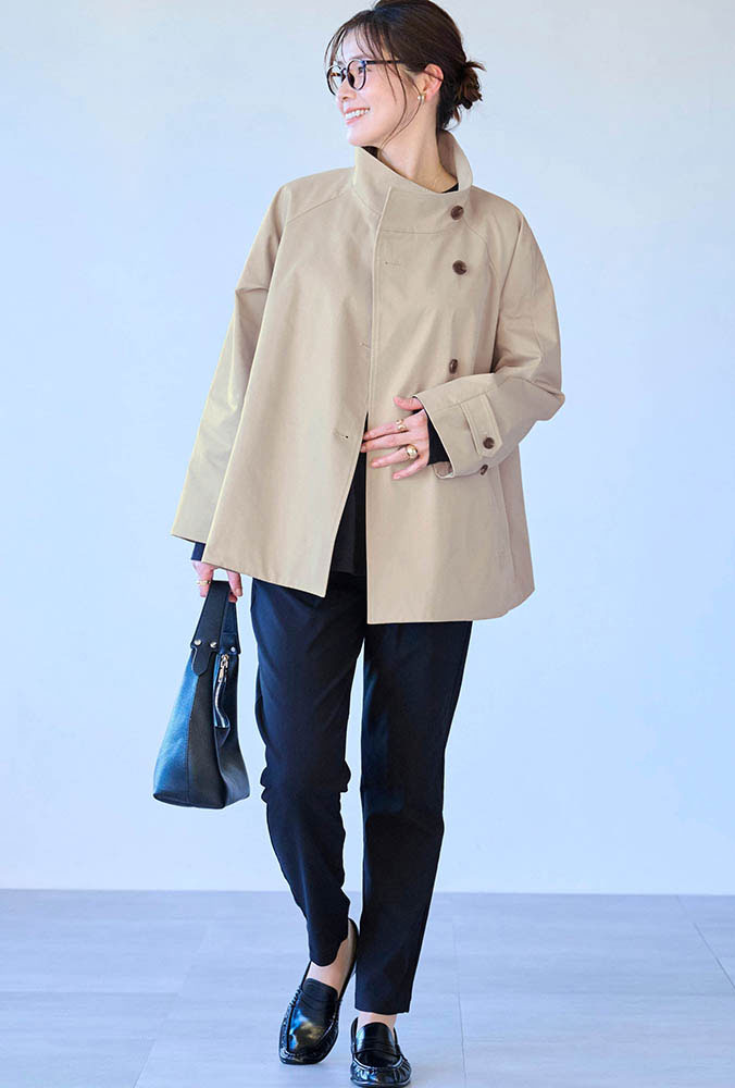 丈が選べるコート【撥水・防花粉】スタイルノート/StyleNote