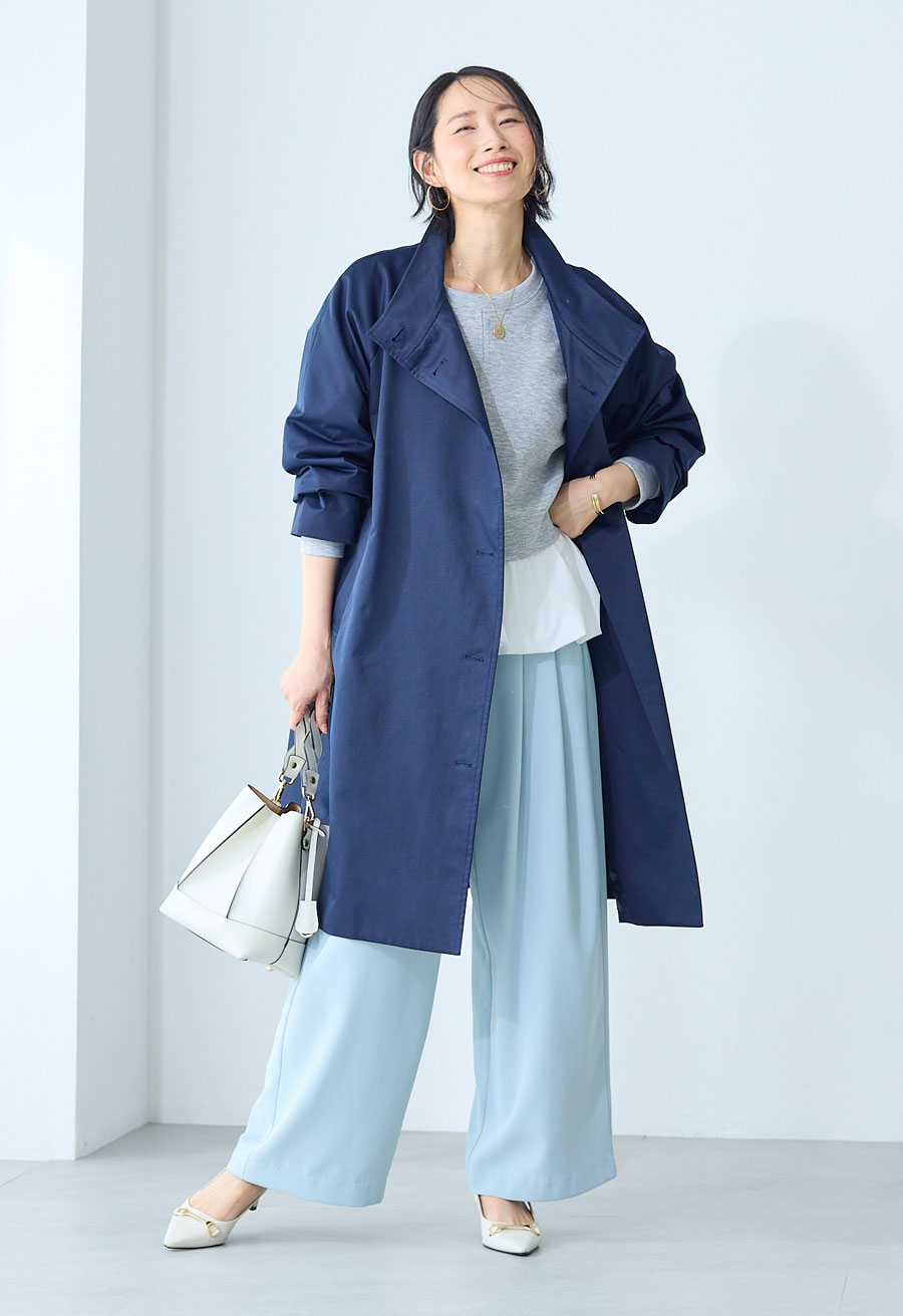 丈が選べるコート【撥水・防花粉】スタイルノート/StyleNote