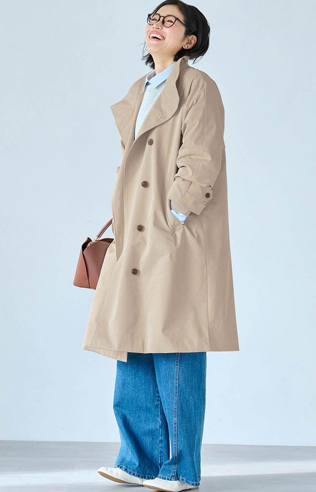 丈が選べるコート【撥水・防花粉】スタイルノート/StyleNote