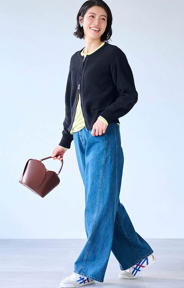 綿混ニットブルゾン［日本製］スタイルノート/StyleNote