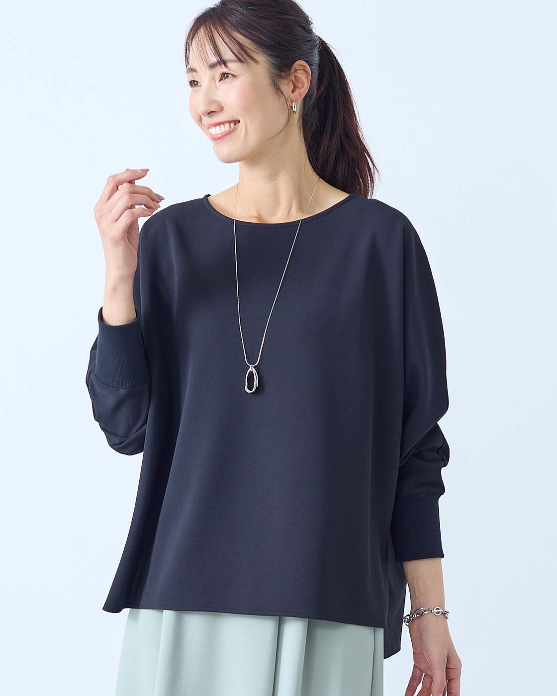 ドルマンスリーブブラウス【乾燥機OK】 【「CLASSY.お仕事名品大賞2026」トップス賞受賞】（ラクドライ）
