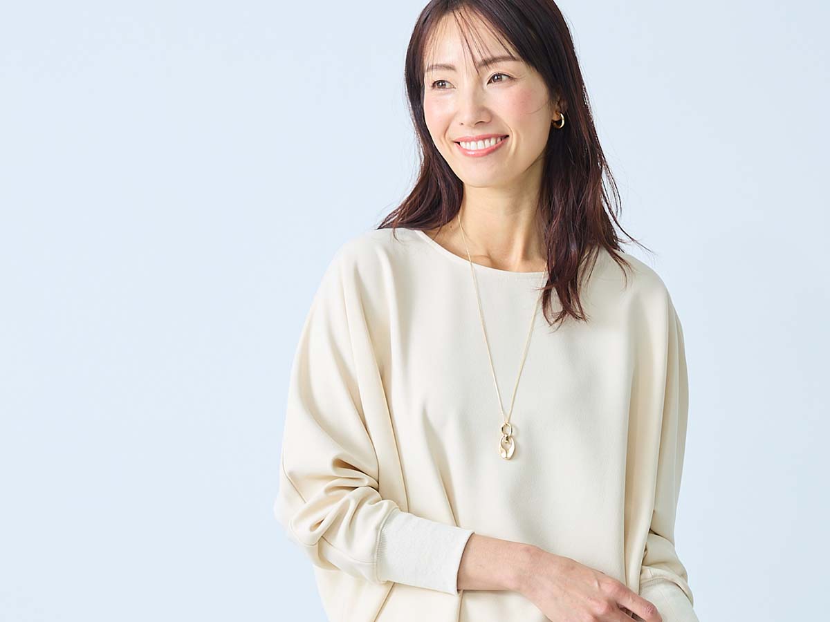 ドルマンスリーブブラウス【乾燥機OK】 【「CLASSY.お仕事名品大賞2026」トップス賞受賞】（ラクドライ）