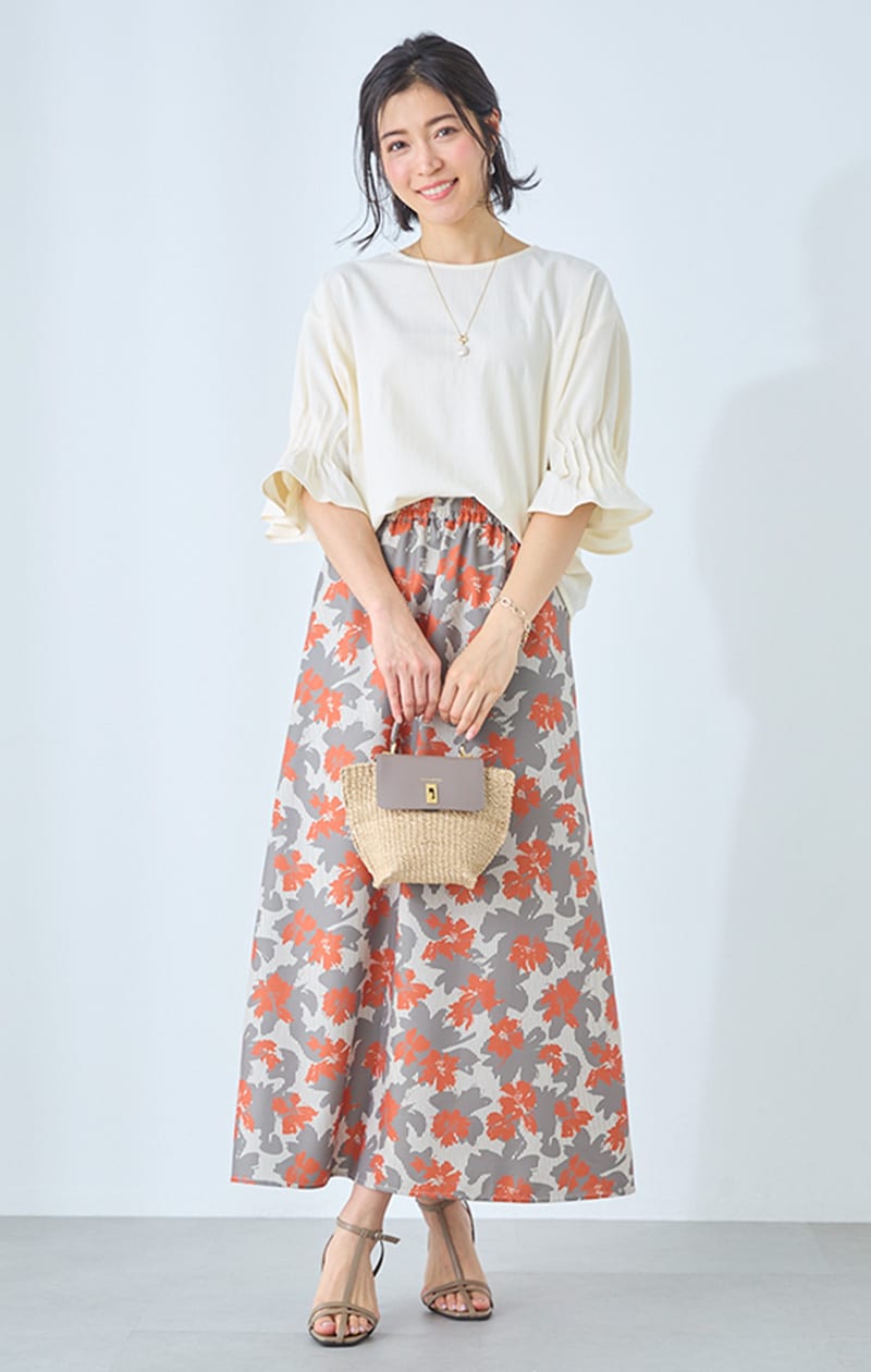 袖タックブラウス【乾燥機OK】 【メディア多数掲載！】（ラクドライ）