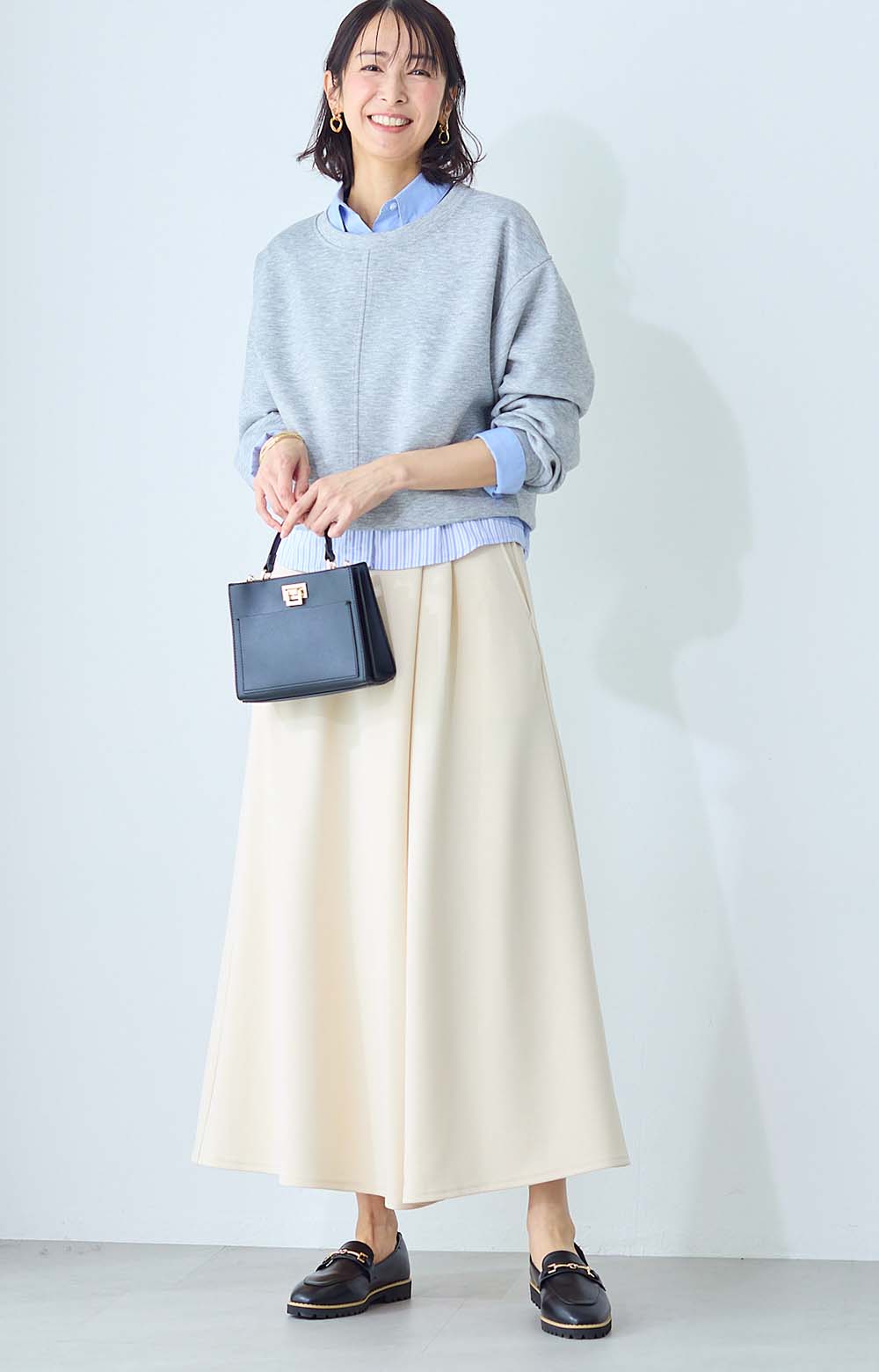 着痩せすっきりスカーチョ【乾燥機OK】 【「CLASSY. Online」に掲載されました(PR)】（ラクドライ）