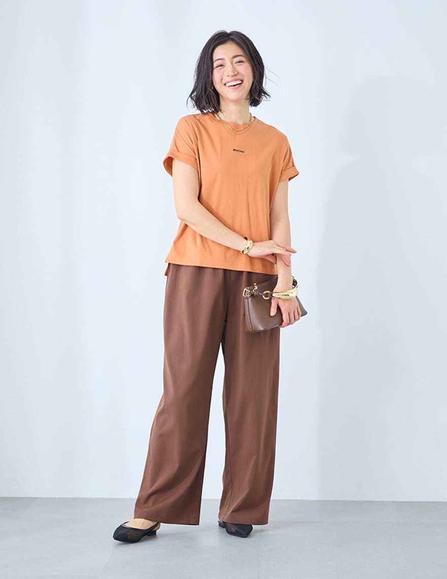 セミワイドイージーパンツ【乾燥機OK】 【LEEweb(4月23日公開)にて掲載されました(PR)】（ラクドライ）