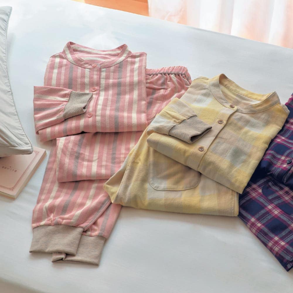 【新色追加】 着心地やわらかふんわりコットン起毛パジャマエブリデイファン/EVERYDAY FUN