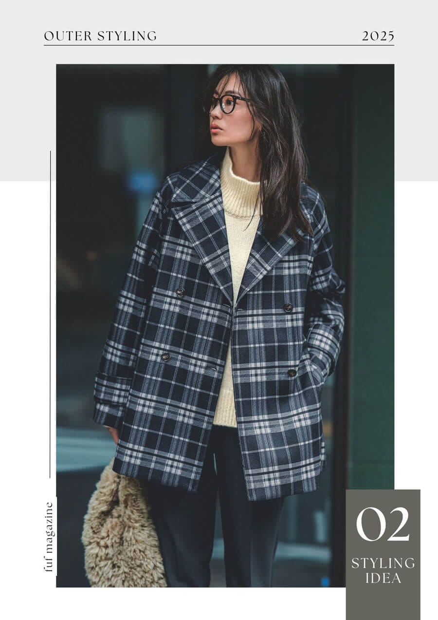 オトナシルエットのPコートスタイルノート/StyleNote