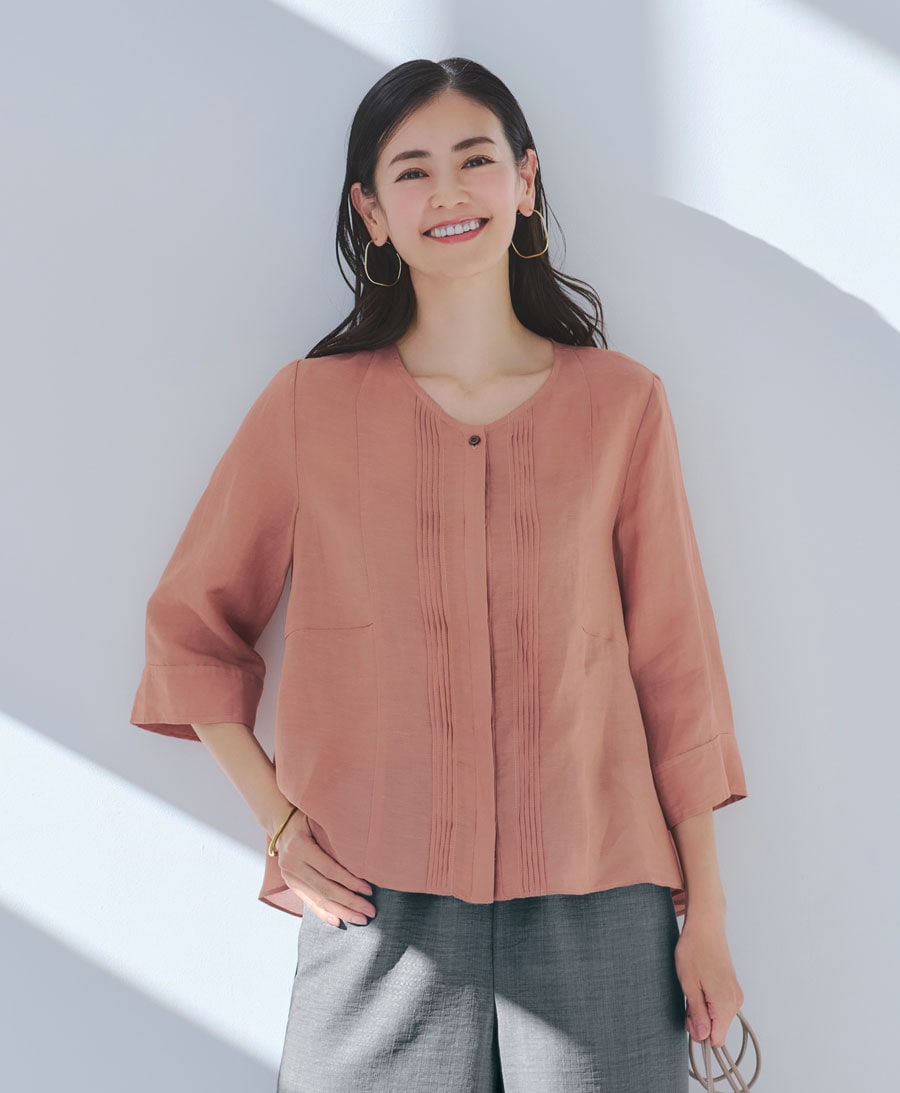 ヨーロピアンリネンブラウススタイルノート/StyleNote