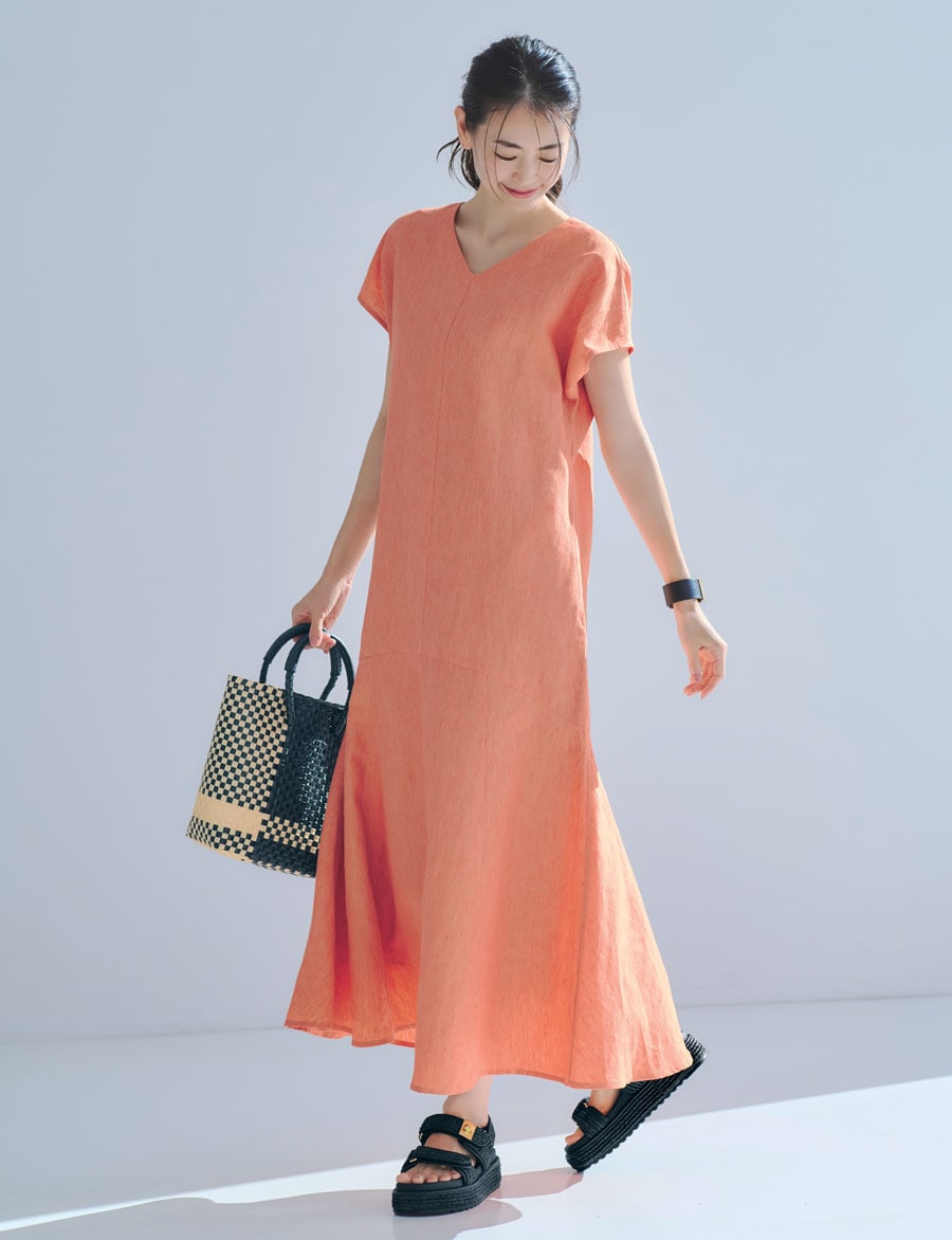 ヨーロピアンリネンロングワンピーススタイルノート/StyleNote