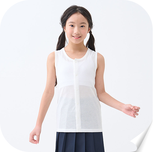 〈ベルメゾン×キヤスク〉みんなが着やすいメッシュタンクトップ3枚セット