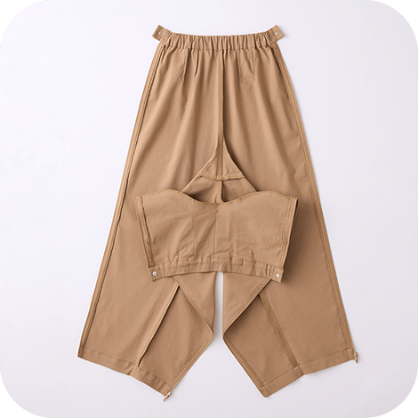 座（THE）パンツの内側の様子