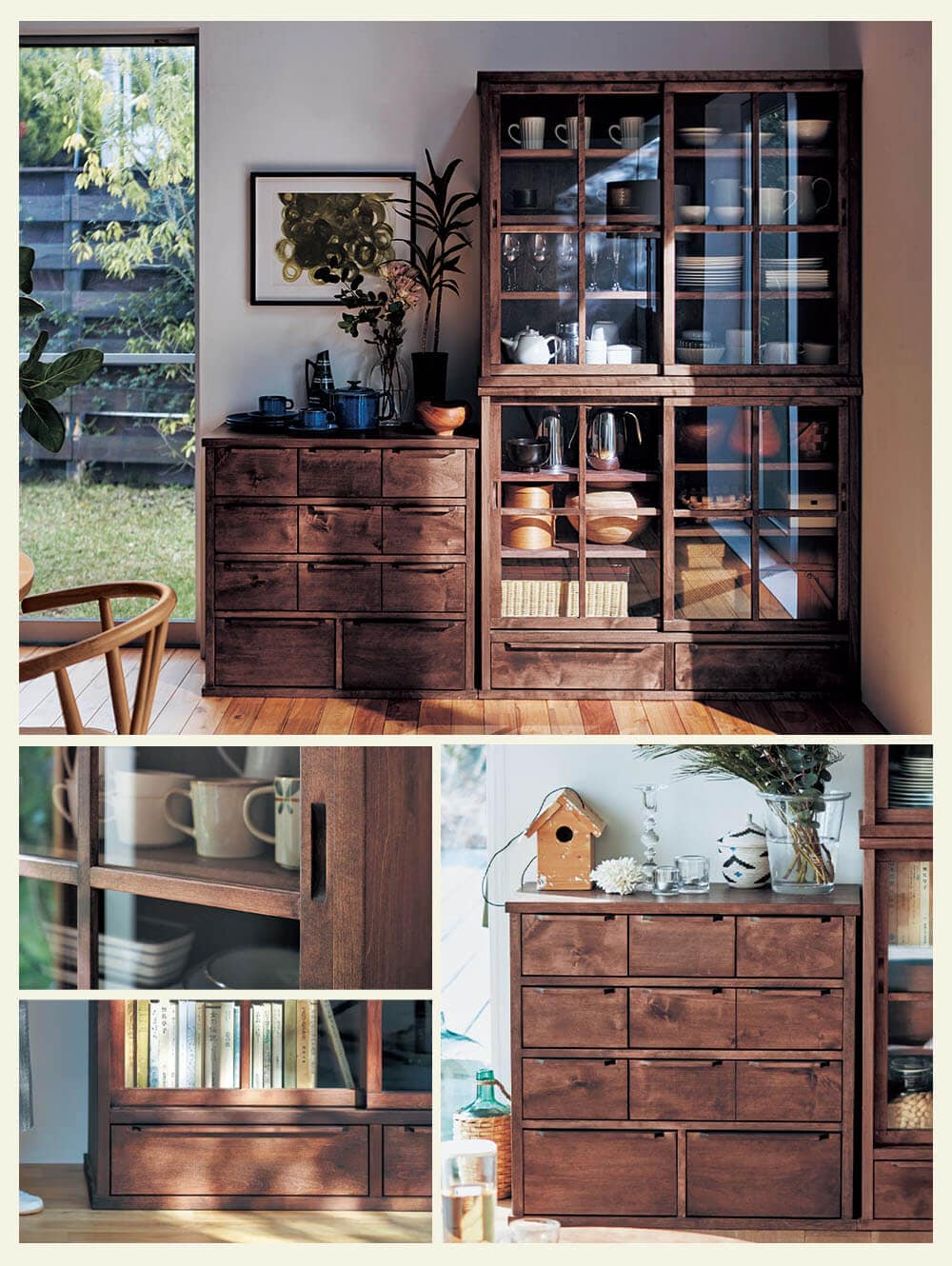 あたらしくて懐かしい。茶箱風ボックス ＜小／大＞【重ねて使える収納ボックス】トキオリ／Tokiori