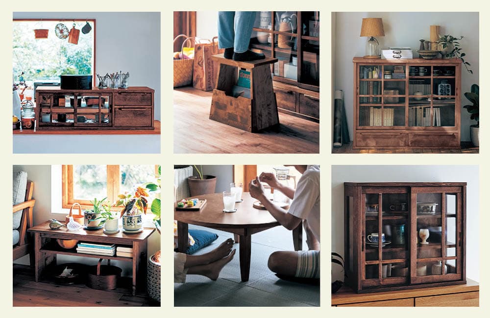 あたらしくて懐かしい。茶箱風ボックス ＜小／大＞【重ねて使える収納ボックス】トキオリ／Tokiori