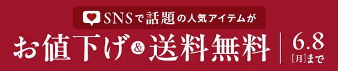 SNSで話題！お値下×送料無料