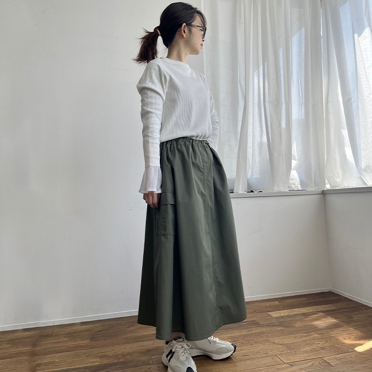 袖シアー切替えリブプルオーバー 【子供服 長袖】 パペル ラピス/Papel lapiz
