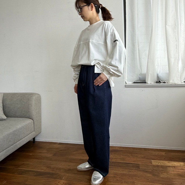着回し力無限大！万能袖リブ切替え綿素材タフＴシャツ 【子供服 長袖】 パペル ラピス/Papel lapiz