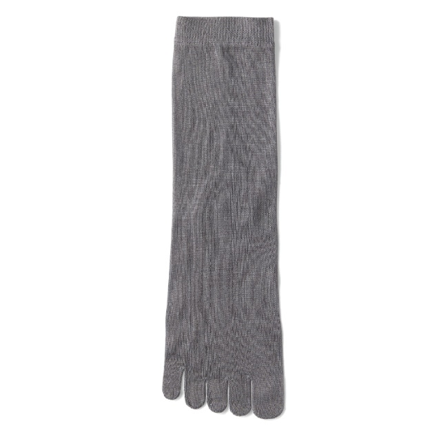 基本のシルク混薄手５本指くつした