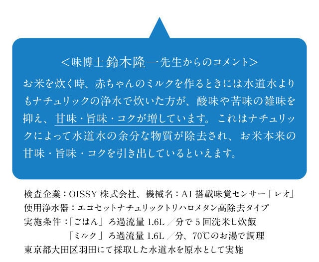 クイックナチュリック」カートリッジ（トリハロメタン高除去タイプ 