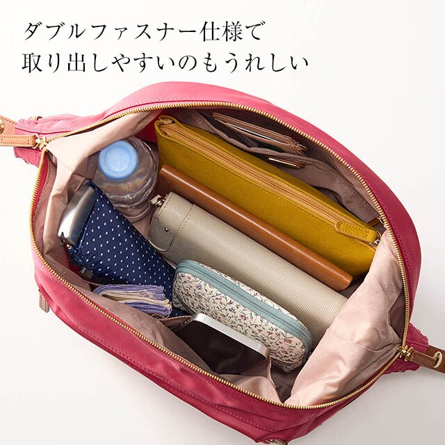 パックりか❤様おまとめ専用ページ⭐︎リバティ　バッグ＆ファスナーポーチ ワンショルダーバッグ(2WAY)(ラ バガジェリー/LA BAGAGERIE