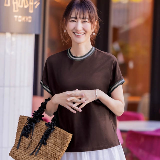 大人のTシャツは「ちょっとだけシアー」でグッと垢抜ける！