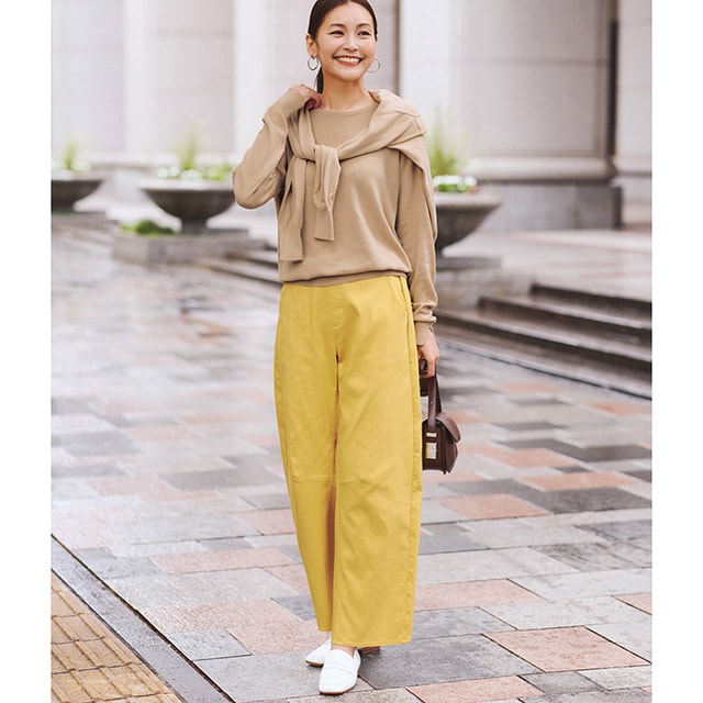 だらしなく見えない、肩幅、袖幅、身幅のバランスがこだわりポイント