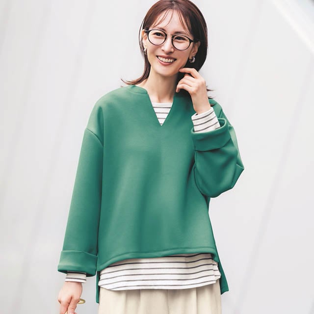 旬のレイヤードスタイルが簡単に決まる2点セット