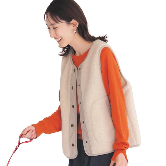 あったかボアベスト｜通販のベルメゾンネット