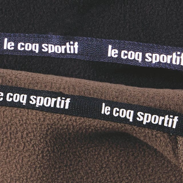 裏側フリース素材であたたか(上)ネイビー(下)ミント