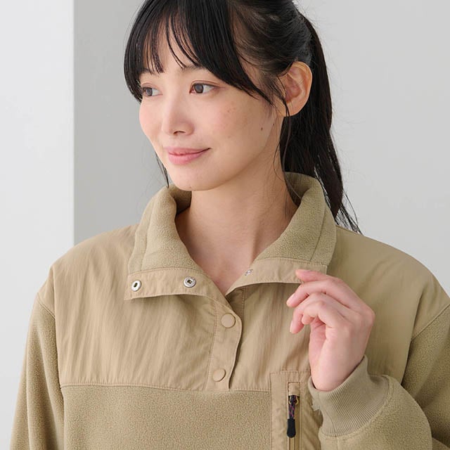 ドットボタンで脱ぎ着もラク