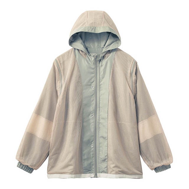 肌ばなれがいい総裏メッシュで汗をかいても快適