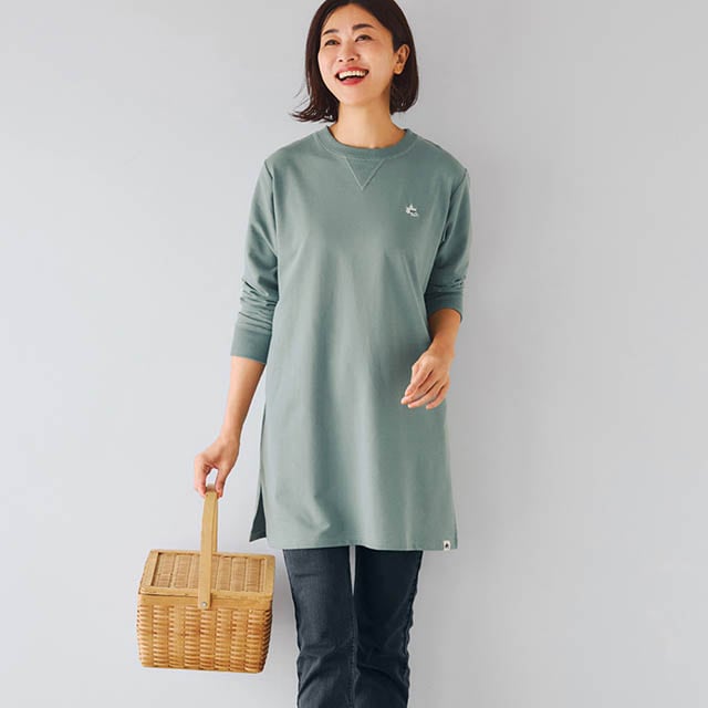 体型カバーとしゃれ見えが叶うチュニック丈