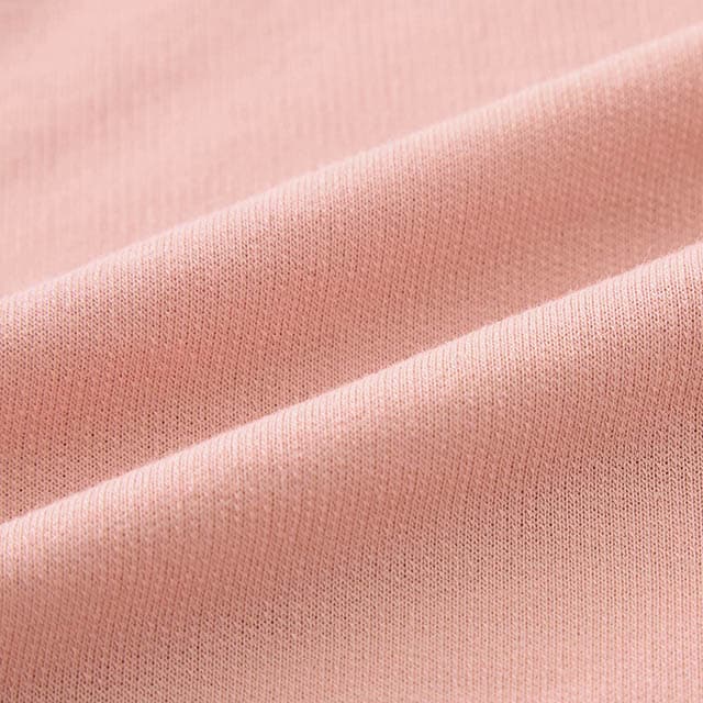 肌あたりのよいミニ裏毛素材