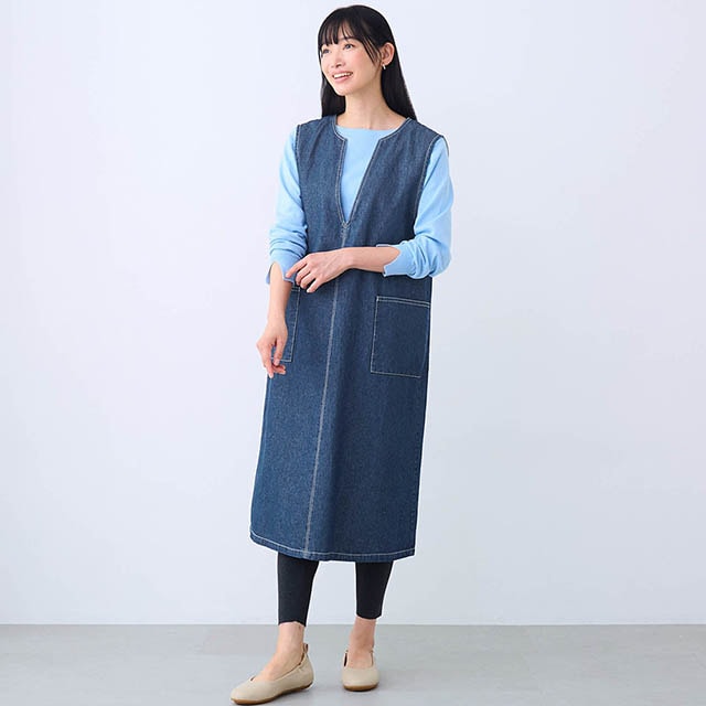 広めのアームホールで合わせるインナーを選びにくい