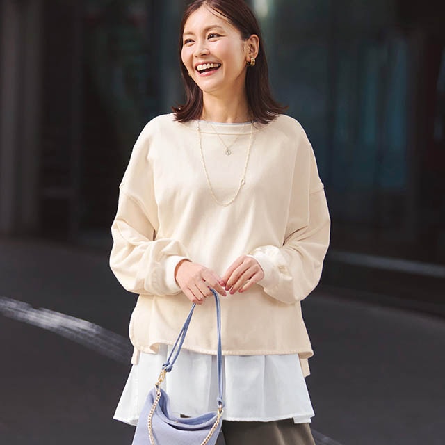 しゃれ見えと体型カバーが叶うプルオーバー＆タンクトップ