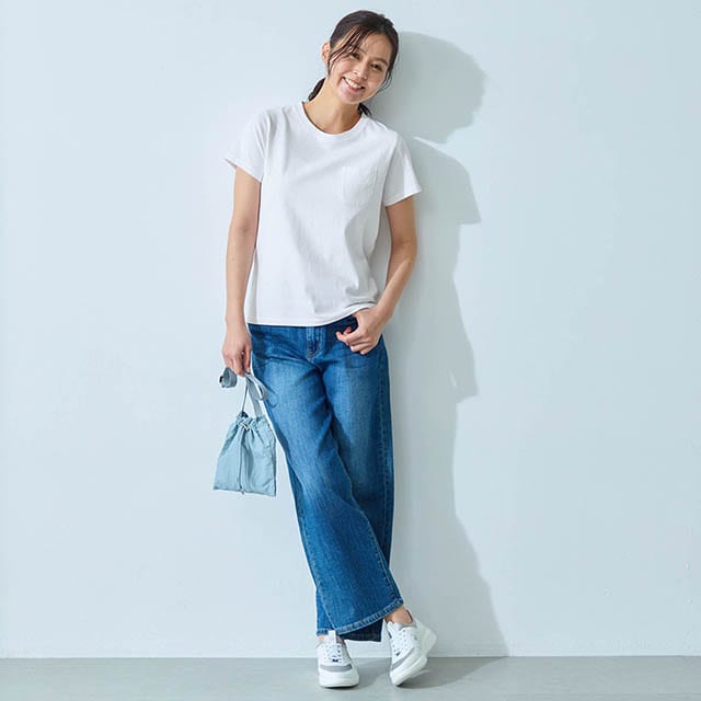 デザインもシルエットもベーシックで汎用性の高さも◎