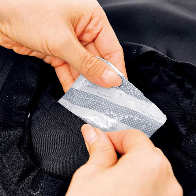 【帽子】内側に保冷剤用ポケット付きで暑さ対策も◎