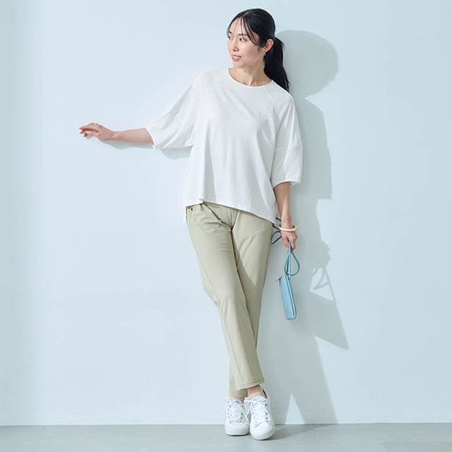 ボディラインを拾いにくいシルエット