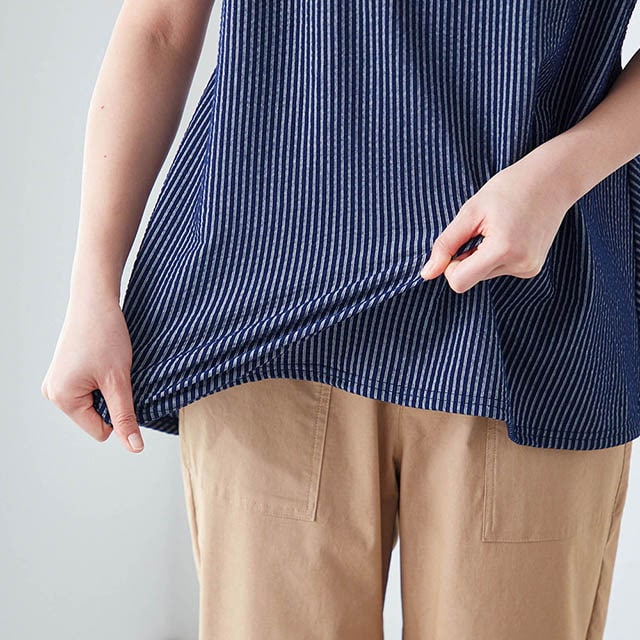 ストレッチ素材で動きやすい