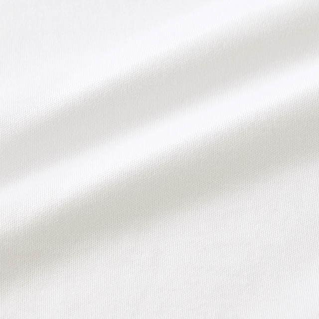 身生地はシルケット加工が施された、綿100%素材のなめらかさが肌にさらりと心地いい