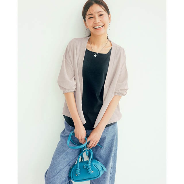 大人が一枚でも自信をもって着られるタンクトップ