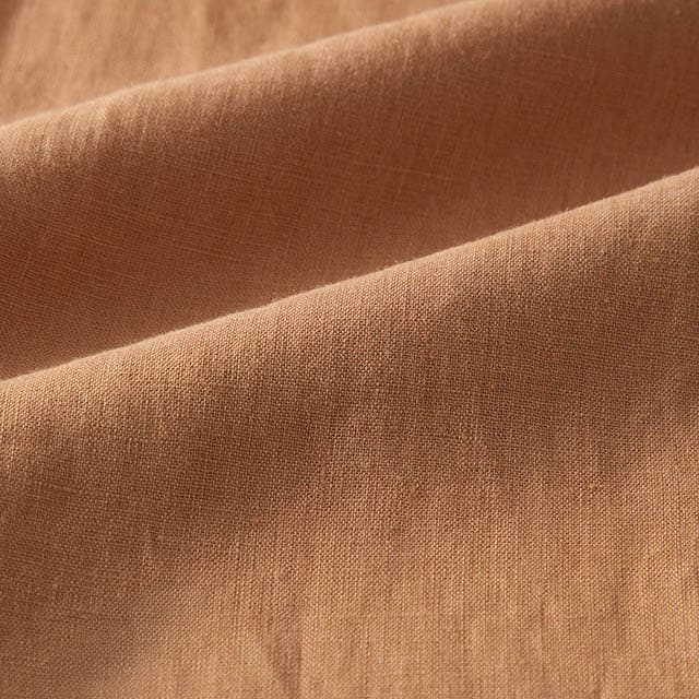 身生地はやわらかく肌になじむ麻100％素材